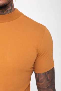 T-shirt basic col montant