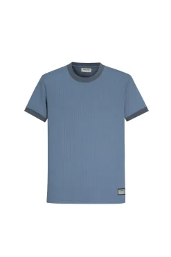 T-shirt cotelé