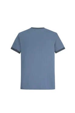 T-shirt cotelé
