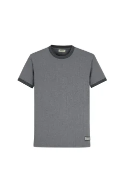 T-shirt cotelé