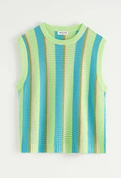 T-shirt débardeur à rayures