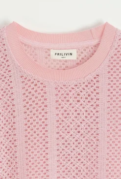 T-shirt débardeur uni en tricot
