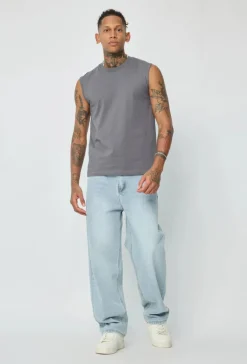 T-shirt débardeur uni pour homme