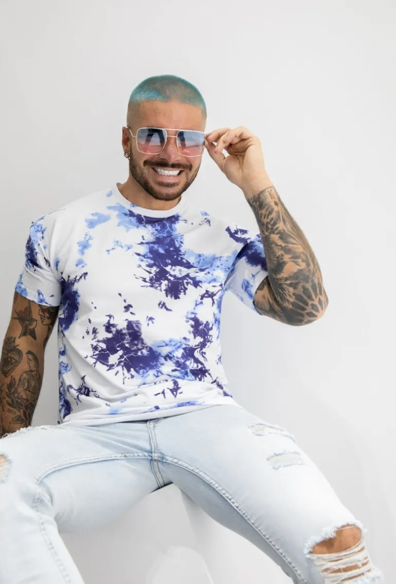 T-shirt effet peinture