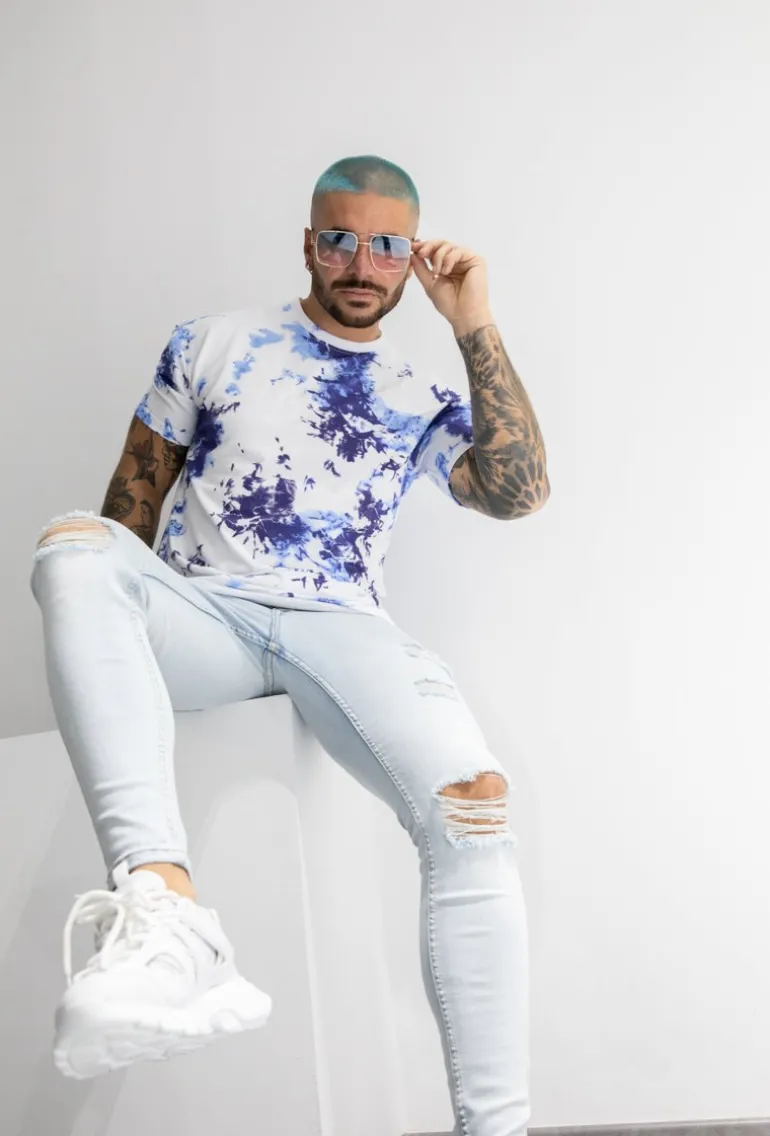 T-shirt effet peinture