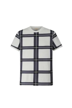 T-shirt maille à carreaux
