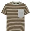 T-shirt manches courtes à rayures