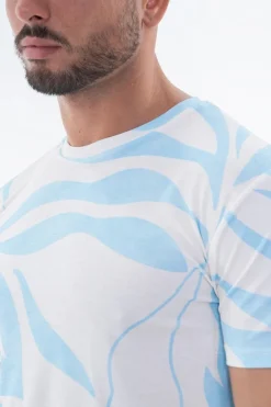 T-shirt manches courtes abstrait