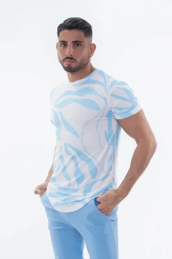 T-shirt manches courtes abstrait