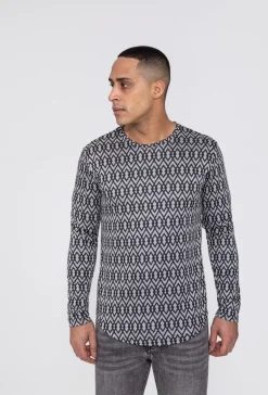 T-shirt manches longues oversize