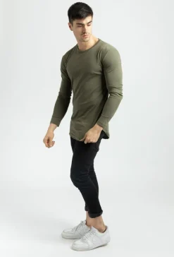T-shirt manches longues oversize