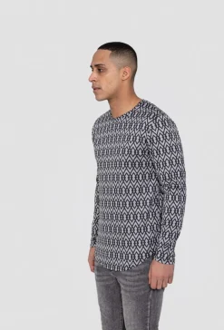 T-shirt manches longues oversize