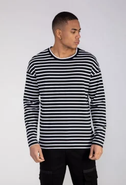 T-shirt marinière à manches longues