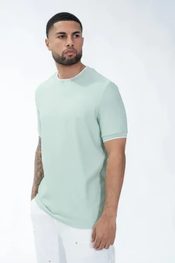 T-shirt minimaliste texturé