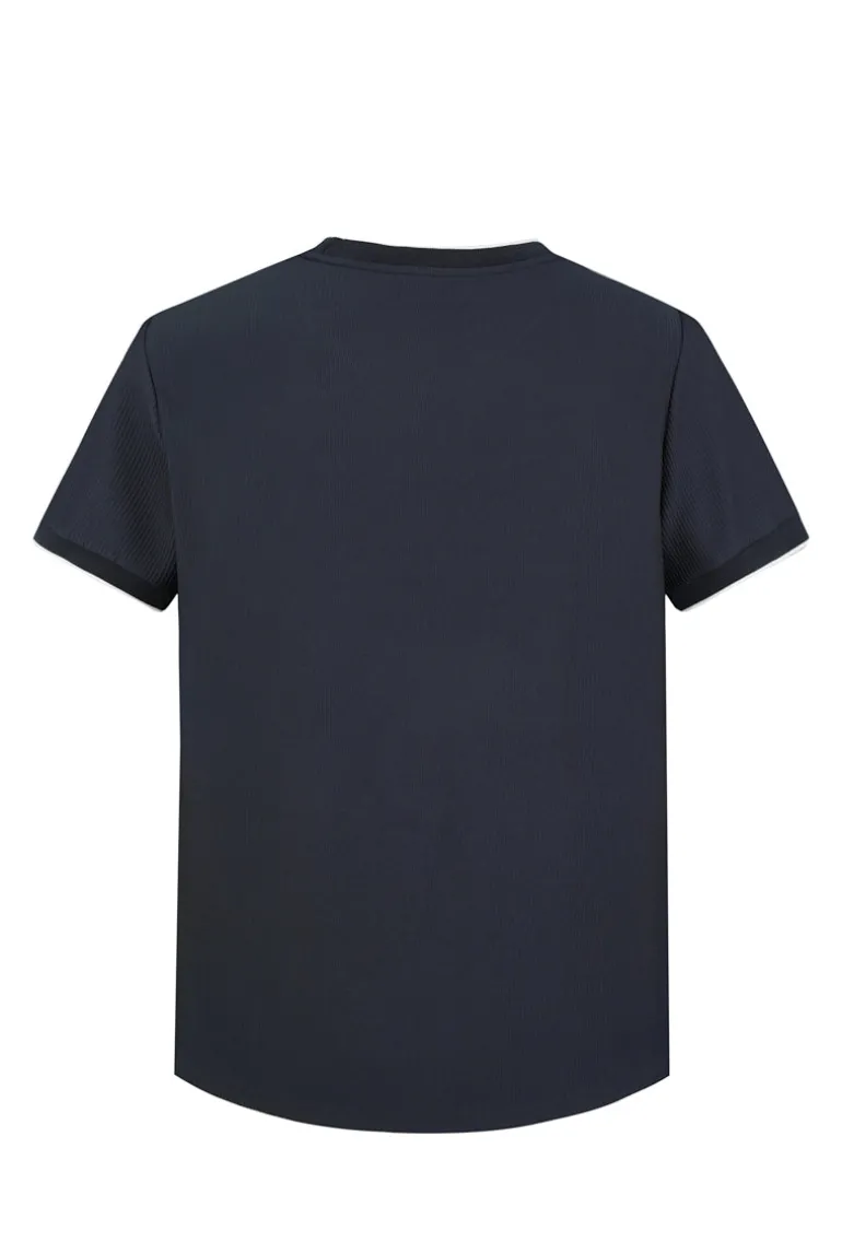 T-shirt minimaliste texturé