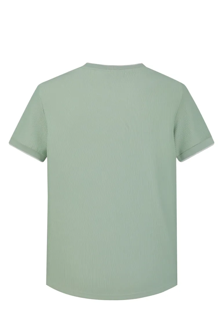 T-shirt minimaliste texturé