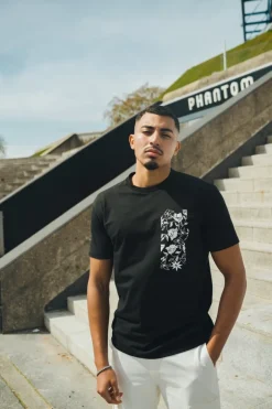 T-shirt oversize à imprimé fleuri