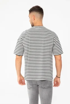 T-shirt oversize à rayure