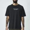 T-shirt oversize imprimé all or nothing