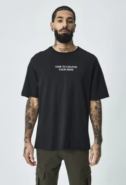 T-shirt oversize imprimé all or nothing