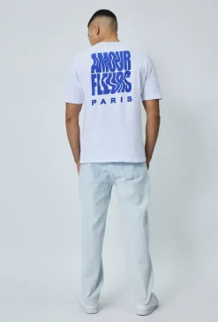 T-shirt oversize imprimé amour