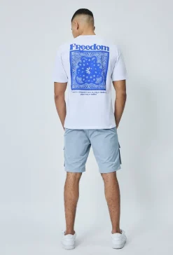 T-shirt oversize imprimé bandana