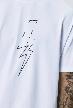 T-shirt oversize imprimé rock n roll