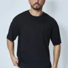 T-shirt oversize plissé