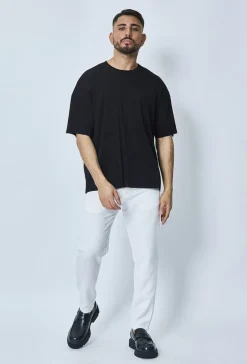 T-shirt oversize plissé