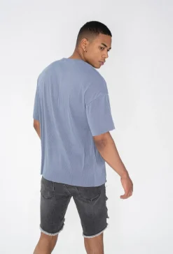 T-shirt oversize plissé