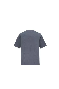 T-shirt oversize plissé