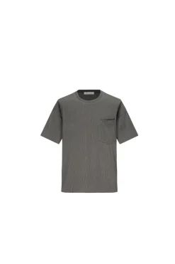 T-shirt oversize plissé