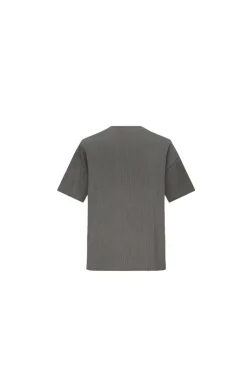 T-shirt oversize plissé