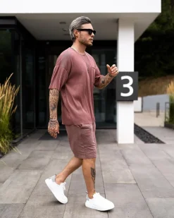 T-shirt oversize plissé