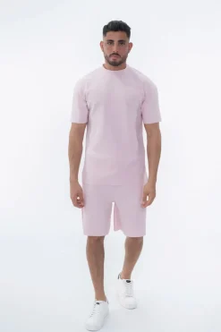 T-shirt plissé uni oversize