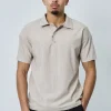 T-shirt polo toile décontracté
