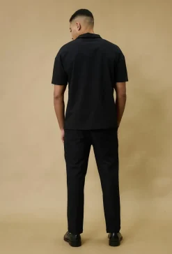 T-shirt polo toile décontracté