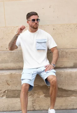 T-shirt sorona oversize avec poches à rabat