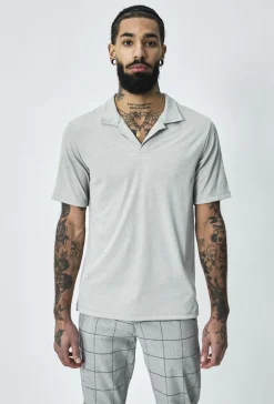 T-shirt style polo décontracté maille fine