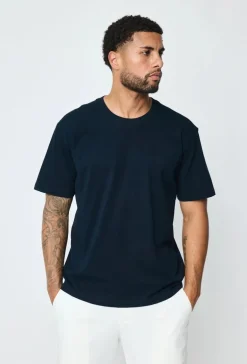 T-shirt uni à col rond