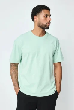 T-shirt uni à col rond