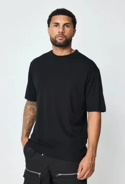 T-shirt uni à manches courtes