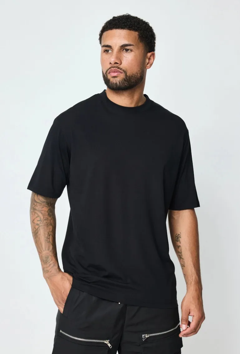 T-shirt uni à manches courtes