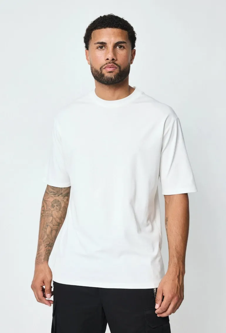 T-shirt uni à manches courtes