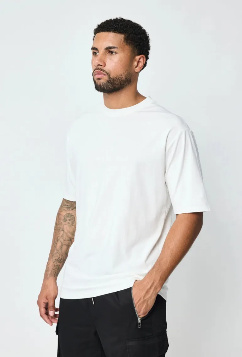 T-shirt uni à manches courtes
