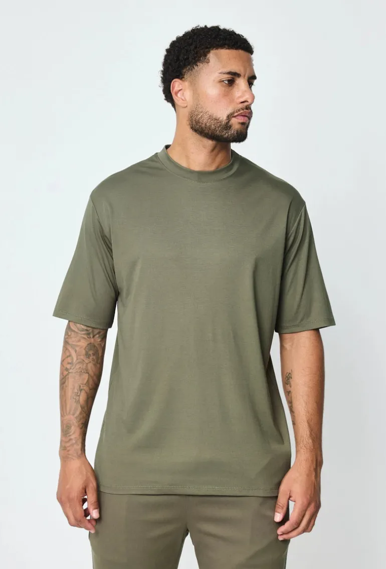 T-shirt uni à manches courtes