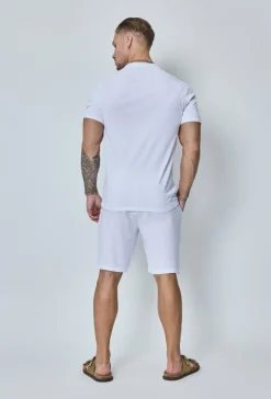 T-shirt uni à manches courtes