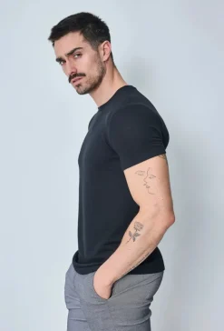 T-shirt uni en maille
