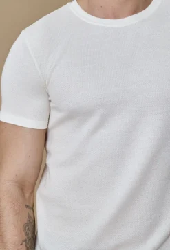 T-shirt uni en maille