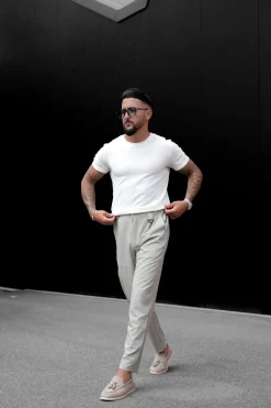 T-shirt uni en maille